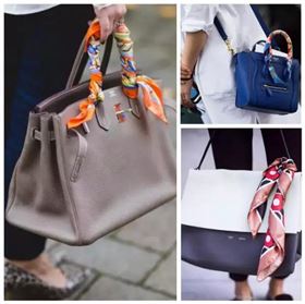 絲巾的各種圍法&mdash;&mdash;真絲圍巾、真絲絲巾、圍巾品牌、定制圍巾、