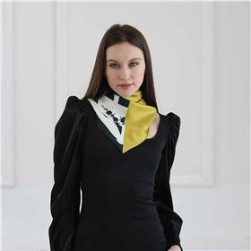 圍巾的各種圍法-真絲圍巾，真絲絲巾，羊絨圍巾