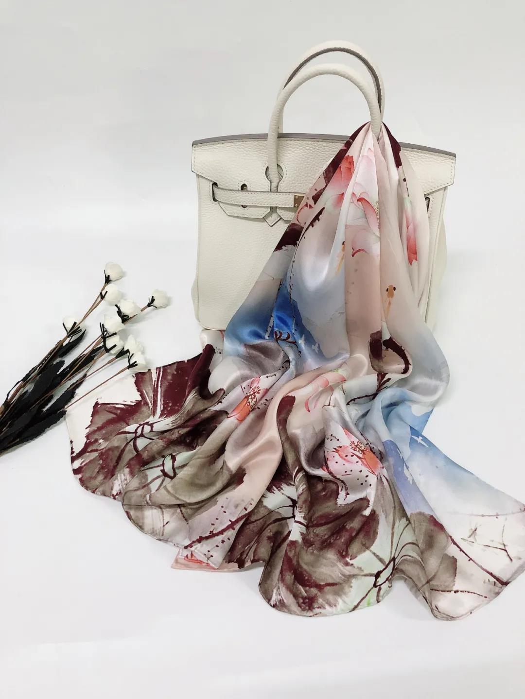 超大透明超薄真絲絲巾 超大透明超薄真絲絲巾