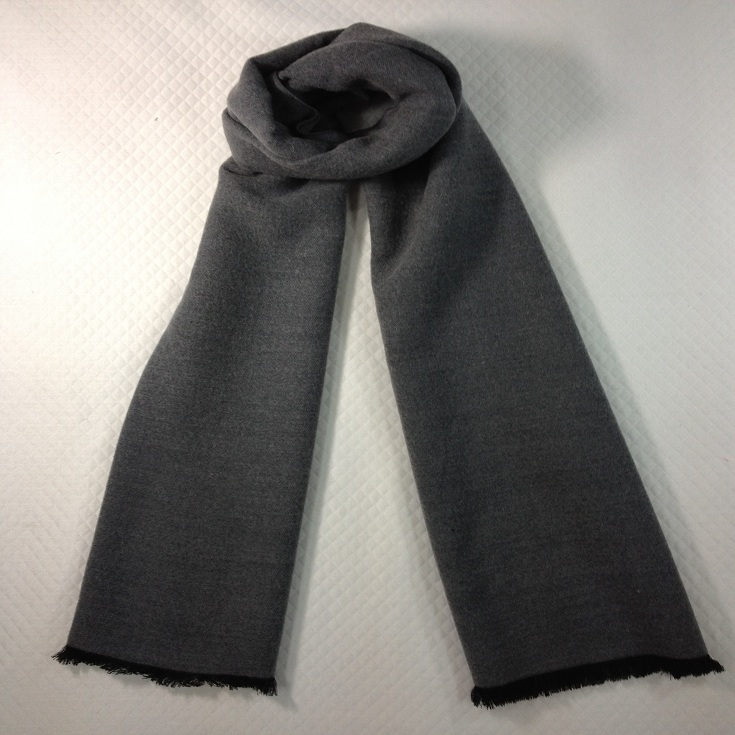 純色拉絨圍巾灰色 純色拉絨圍巾灰色