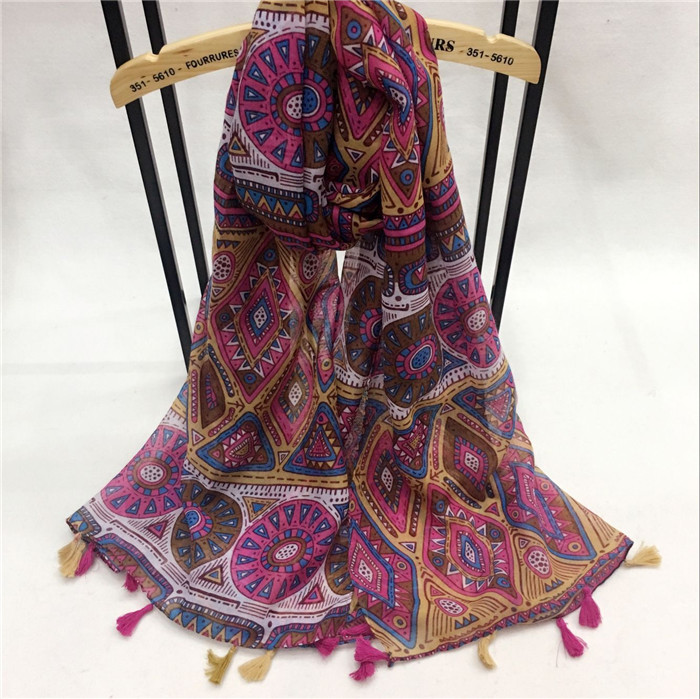 新款泰國民族風復古百搭巴厘紗圍巾超薄遮陽防曬海邊沙灘旅游 新款泰國民族風復古百搭巴厘紗圍巾超薄遮陽防曬海邊沙灘旅游