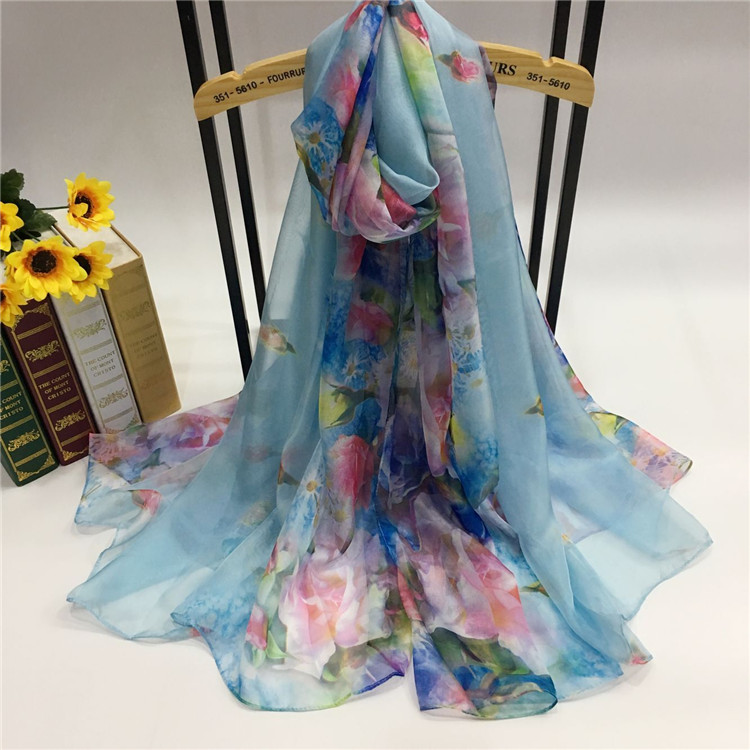 仿真絲絲巾定制YTF9002 仿真絲絲巾定制YTF9002