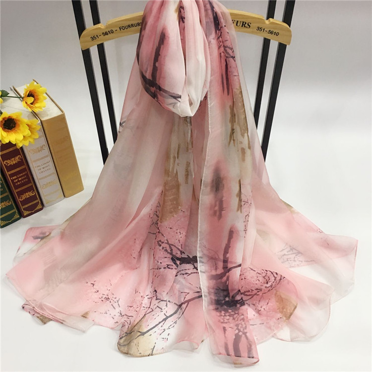 雪紡絲巾定制YTF9004 雪紡絲巾定制YTF9004